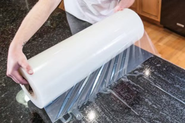 Plastic Film For Protecting Marble Surface